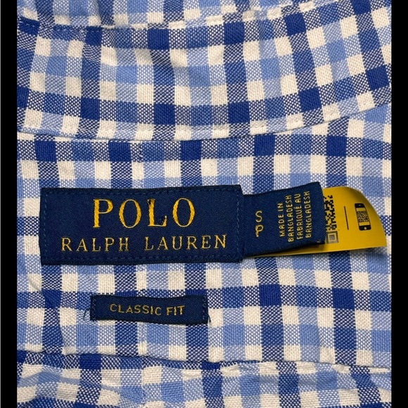 Polo by Ralph Lauren Blue Checkered Shirt - Picture 2 of 9